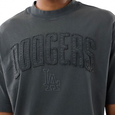 NEW ERA MLB LA DODGERS T-SHIRT WASHED DARK GREY