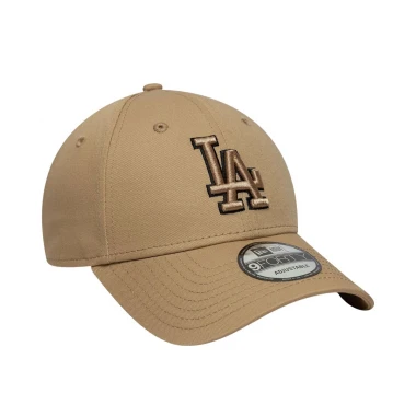 NEW ERA MLB LA DODGERS TEAM OUTLINE 9FORTY ADJ CAP LIGHT BEIGE