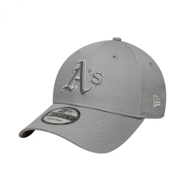 NEW ERA MLB ATHLETICS TEAM OUTLINE 9FORTY ADJ CAP GREY