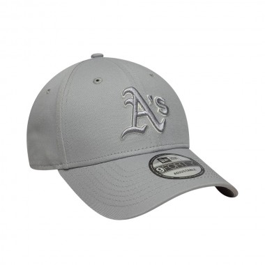 NEW ERA MLB ATHLETICS TEAM OUTLINE 9FORTY ADJ CAP GREY