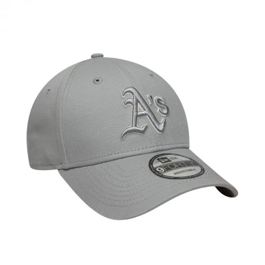 NEW ERA MLB ATHLETICS TEAM OUTLINE 9FORTY ADJ CAP GREY