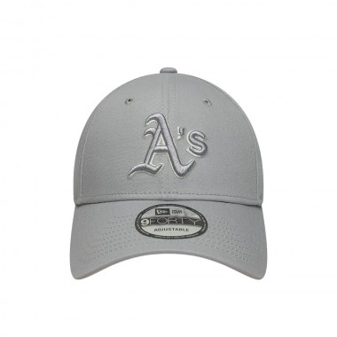 NEW ERA MLB ATHLETICS TEAM OUTLINE 9FORTY ADJ CAP GREY