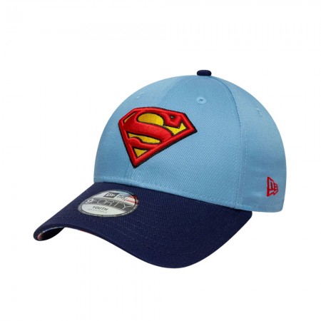 NEW ERA DC SUPERMAN 9FORTY K ADJUSTABLE CAP PASTEL BLUE