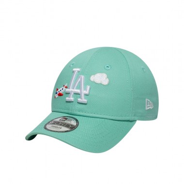 NEW ERA MLB LA DODGERS PLANE ICON 9FORTY TOD ADJ CAP GREEN PSTL