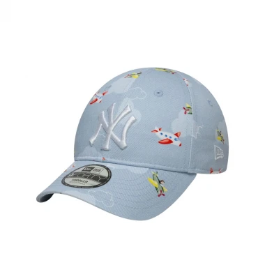NEW ERA MLB NY YANKEES PLANE PRINT 9FORTY TOD ADJ CAP PSTL BLUE