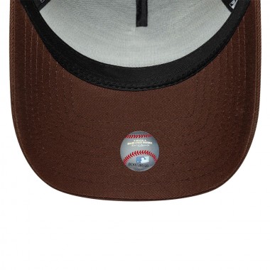 NEW ERA MLB LA DODGERS OUTLINE SCRIPT 9FORTY E-FR ADJ CAP BROWN