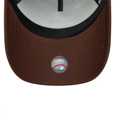 NEW ERA MLB LA DODGERS OUTLINE SCRIPT 9FORTY E-FR ADJ CAP BROWN