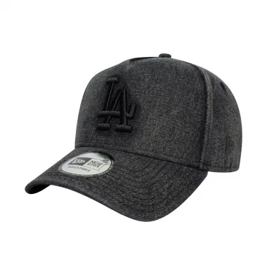 NEW ERA MLB LA DODGERS DENIM 9FORTY E-FRAME ADJ CAP BLACK