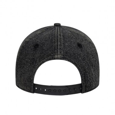 NEW ERA MLB LA DODGERS DENIM 9FORTY E-FRAME ADJ CAP BLACK