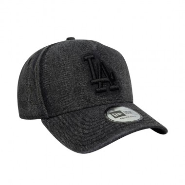 NEW ERA MLB LA DODGERS DENIM 9FORTY E-FRAME ADJ CAP BLACK
