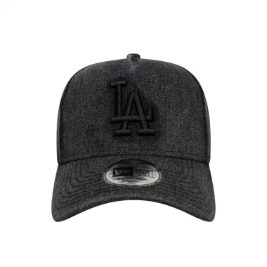NEW ERA MLB LA DODGERS DENIM 9FORTY E-FRAME ADJ CAP BLACK