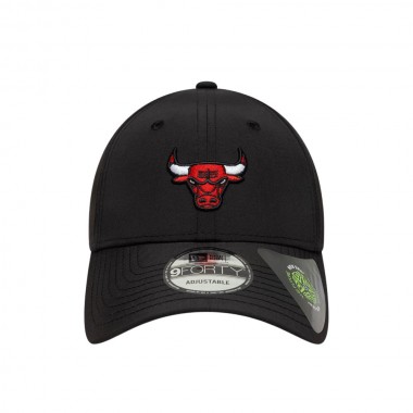 NEW ERA NBA CHICAGO BULLS RECYCLED 9FORTY ADJ CAP BLACK