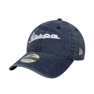NEW ERA VESPA WASHED 9TWENTY ADJUSTABLE CAP DARK BLUE