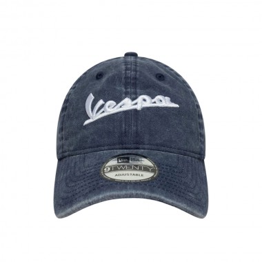 NEW ERA VESPA WASHED 9TWENTY ADJUSTABLE CAP DARK BLUE