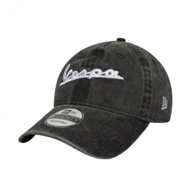 NEW ERA VESPA WASHED 9TWENTY ADJUSTABLE CAP BLACK