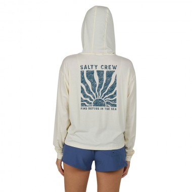 SALTY CREW PERFECT SET W TECH HOODY OFF WHITE