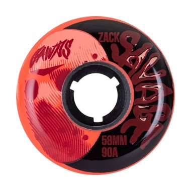 GAWDS Zack Savage II 58mm/90A Wheels - Black/Orange