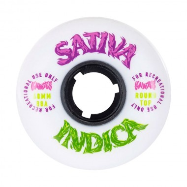 GAWDS Team Weed III 60mm/88A Wheels - Black/White