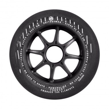 Powerslide Torrent Rain 110χιλ./84Α-70A Ροδάκια - Μαύρο
