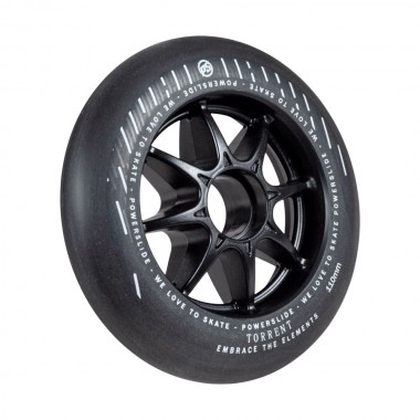 Powerslide Torrent Rain 110χιλ./84Α-70A Ροδάκια - Μαύρο