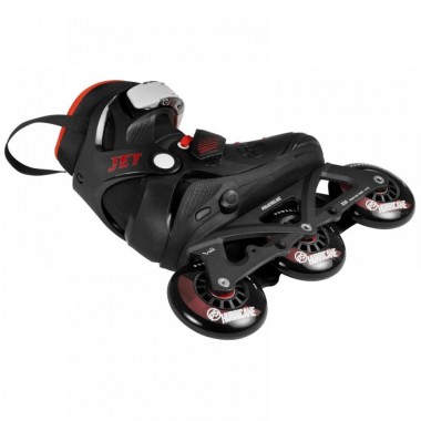 POWERSLIDE JET PRO ADJUSTABLE KIDS INLINE SKATES BLACK