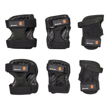 ROLLERBLADE Evo Pro Gear Junior 3 Pack Προστατευτικά - Μαύρο