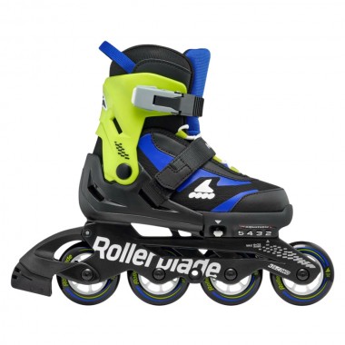 ROLLERBLADE Microblade Adjustable Inline Skates - Black/Blue