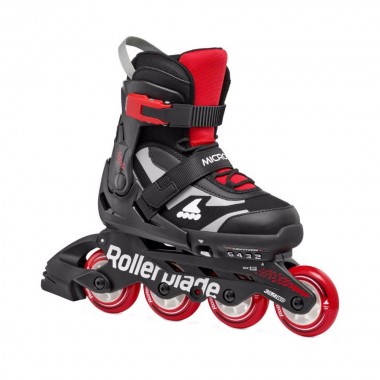 ROLLERBLADE Microblade Adjustable Inline Skates - Black/Red