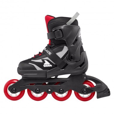 ROLLERBLADE Microblade Adjustable Inline Skates - Black/Red