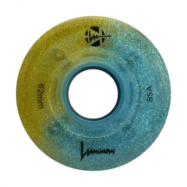 LUMINOUS Led Quads Wheels Sunny Sky 62mm/85A - Blue/Yellow
