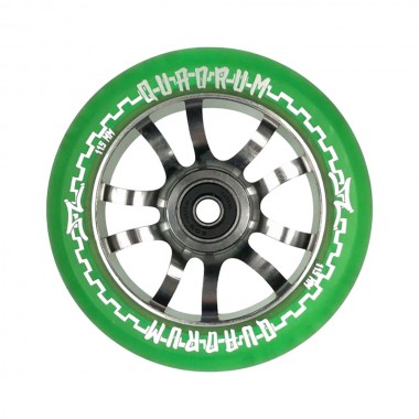 AO SCOOTERS Quadrum Clear Wheel 115mm - Green