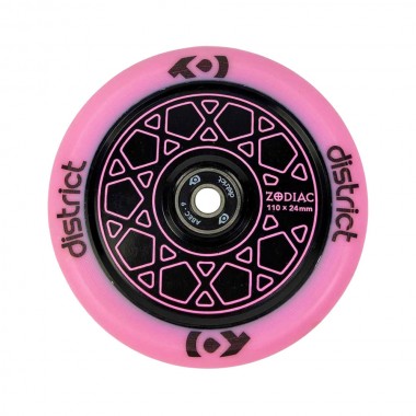 Wheel District Zodiac 110mm, Pink/Black