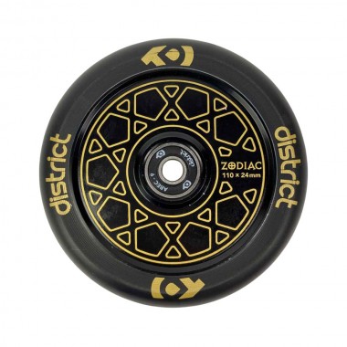 Wheel District Zodiac 110mm, Gold/Black