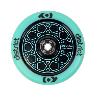 Wheel District Zodiac 110mm, Sky Blue/Black