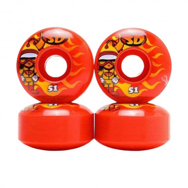 SPEED DEMONS Hot Shot 51mm Wheels - Orange