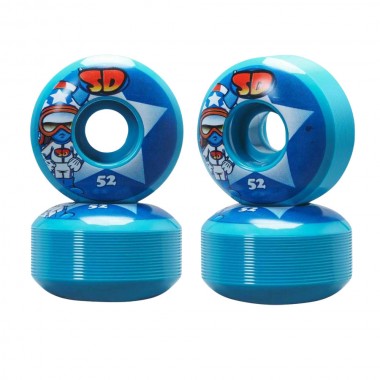 SPEED DEMONS Hot Shot 52mm Wheels - Aqua