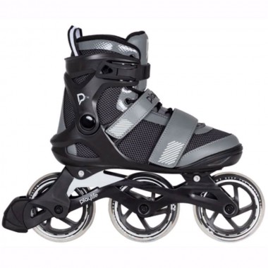 PLAYLIFE GT Black Grey 110 Inline Skates - Black/Grey