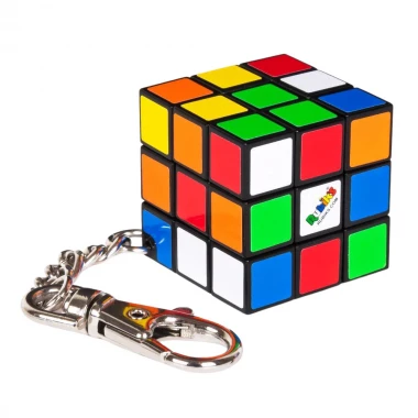 Rubik Colored Rubiks 3x3 Keychain