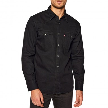LEVI’S® BARSTOW WESTERN STANDARD DENIM SHIRT MARBLE BLACK