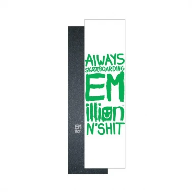 EMILLION SMALL LOGO GRIPTAPE BLACK/GREY