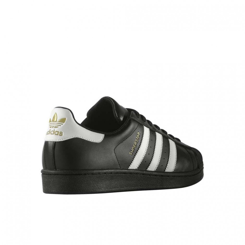 ADIDAS SUPERSTAR FOUNDATION SHOES CBLACK/FTWWHT/CBLACK