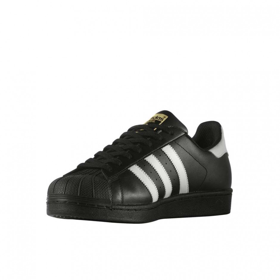 ADIDAS SUPERSTAR FOUNDATION SHOES CBLACK/FTWWHT/CBLACK