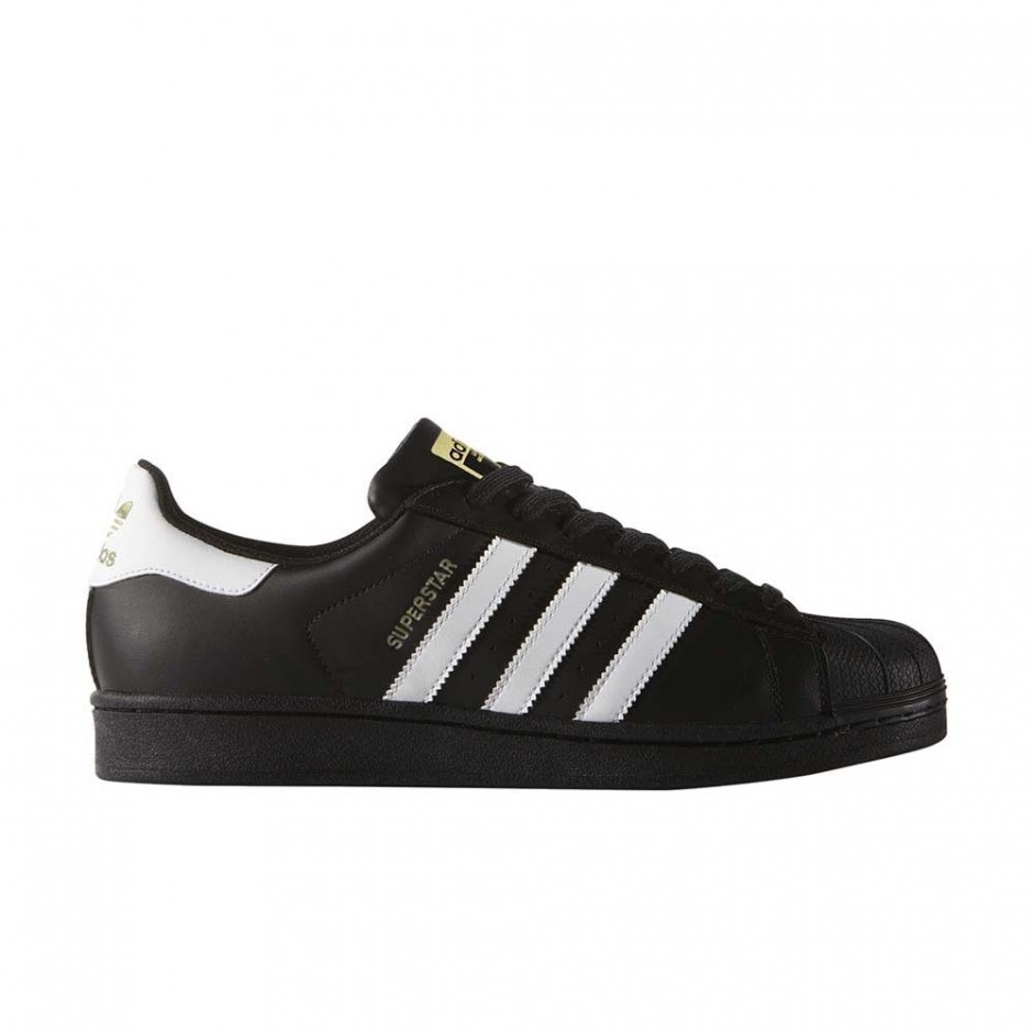 ADIDAS SUPERSTAR FOUNDATION SHOES CBLACK/FTWWHT/CBLACK