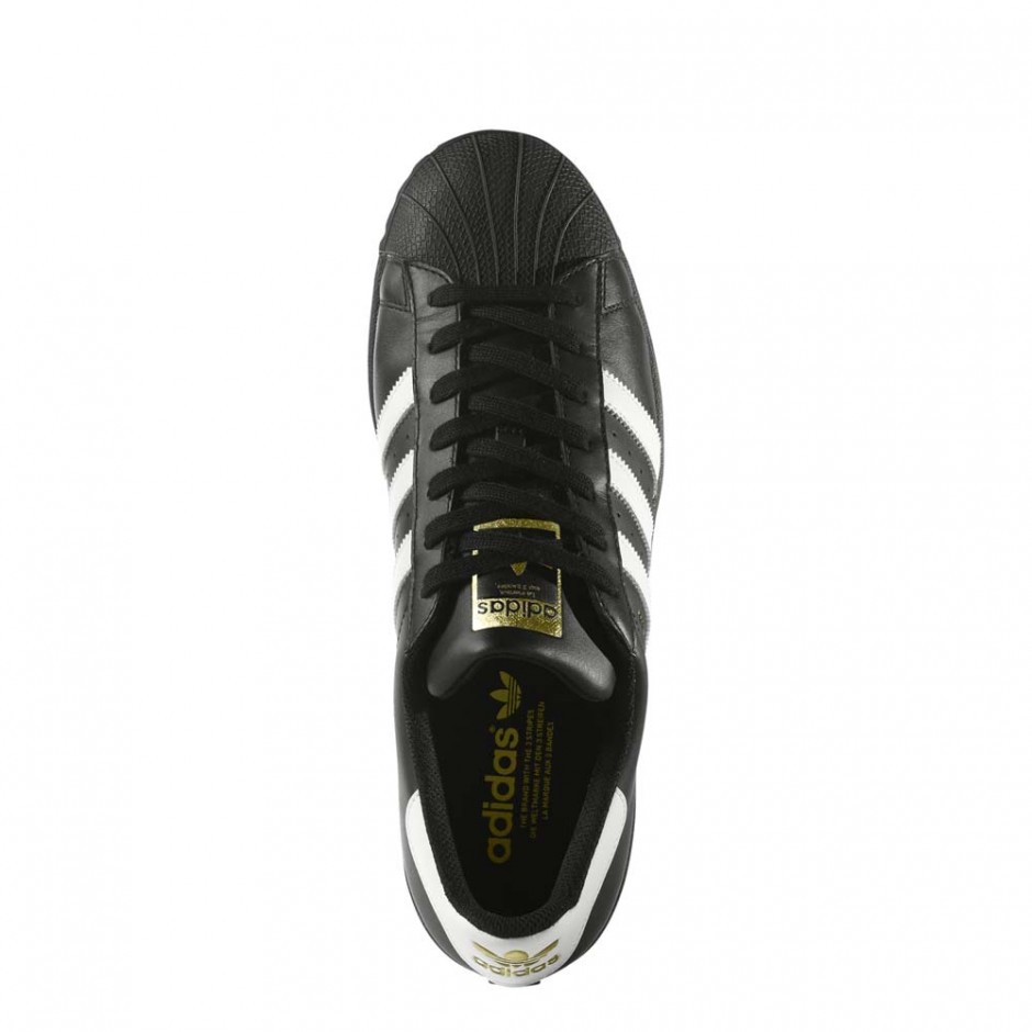 ADIDAS SUPERSTAR FOUNDATION SHOES CBLACK/FTWWHT/CBLACK