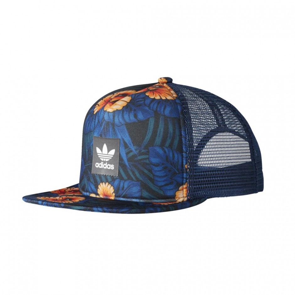 ADIDAS FLORAL TRUCKER CAP MULTICOLOR