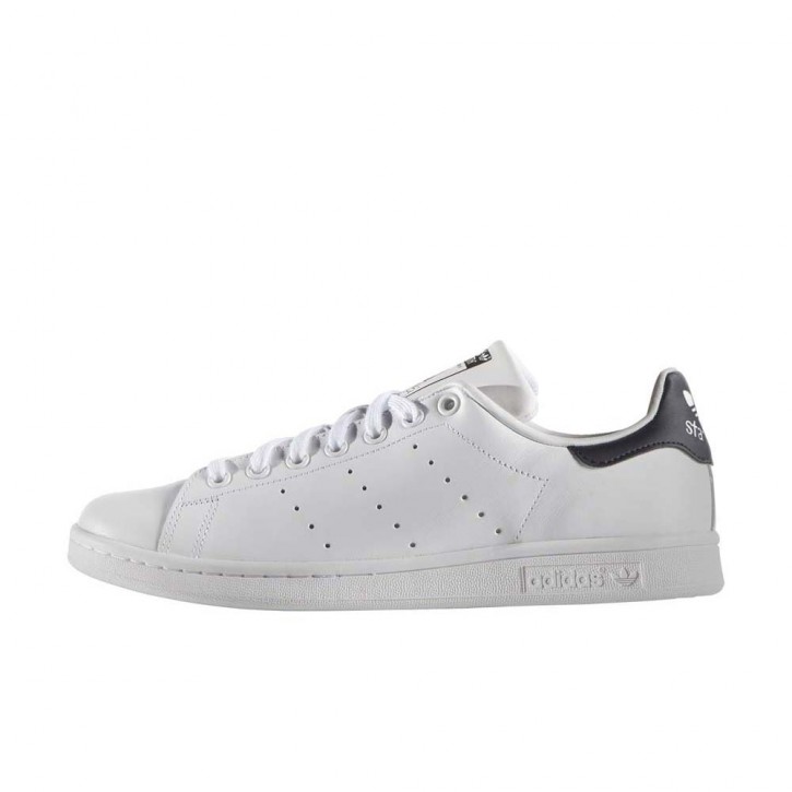 ADIDAS STAN SMITH SHOES CWHITE/CWHITE/DKBLUE