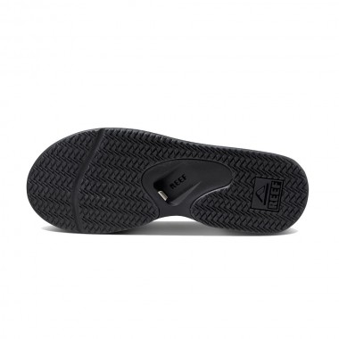 REEF FANNING FLIP FLOPS ALL BLACK