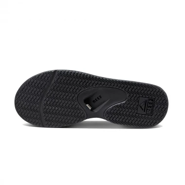 REEF FANNING FLIP FLOPS ALL BLACK