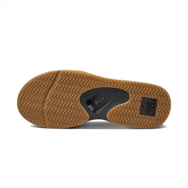 REEF FANNING FLIP FLOPS BLACK/SILVER