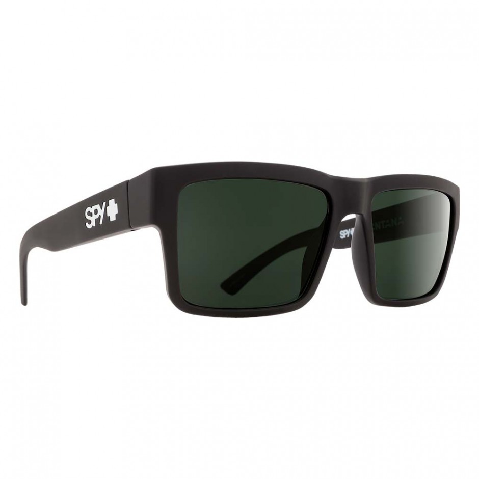 SPY MONTANA SOFT MATTE BLACK - HAPPY GRAY GREEN